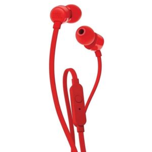 Auriculares Intrauditivos JBL T110/ con Micrófono/ Jack 3.5/ Rojos 6925281927638 JBLT110RED JBL-AUR T110RED