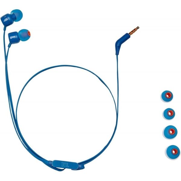 Auriculares Intrauditivos JBL Tune 110/ con Micrófono/ Jack 3.5/ Azules - Imagen 3