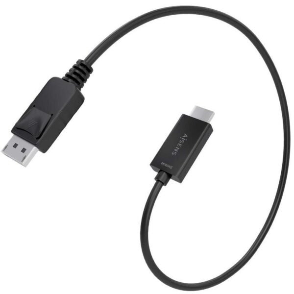 Cable Conversor Aisens A125-0891/ DisplayPort Macho - HDMI 4K Macho/ 60cm/ Negro - Imagen 2