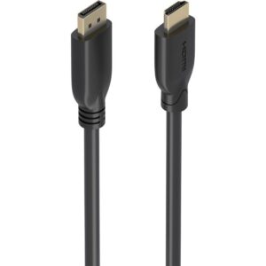 Cable Conversor Aisens A125-0920/ DisplayPort Macho - HDMI 4K Macho/ 5m/ Negro 8435739902646 A125-0920 AIS-CAB A125-0920