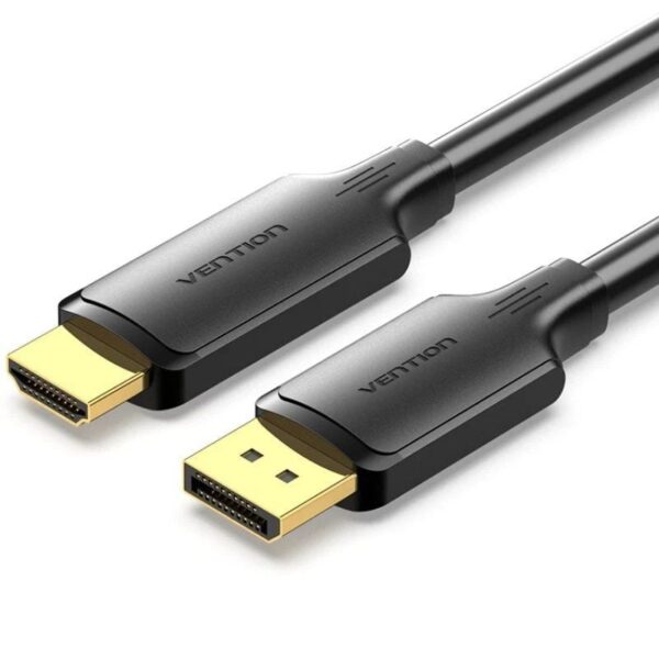 Cable Conversor Vention HFOBF/ DisplayPort Macho - HDMI Macho/ 1m/ Negro 6922794775725 HFOBF VEN-CAB HFOBF