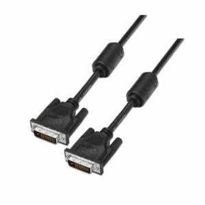 Cable DVI Aisens A117-0089/ DVI-D Macho - DVI-D Macho/ Hasta 3W/ 10Mbps/ 1.8m/ Negro 8436574700886 A117-0089 AIS-CAB A117-0089