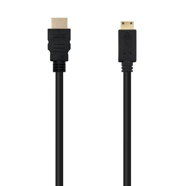 Cable HDMI Nanocable 10.15.0902/ HDMI Macho - Mini HDMI Macho/ 1.8m/ Negro 8433281002166 10.15.0902 NAN-CAB 10.15.0902