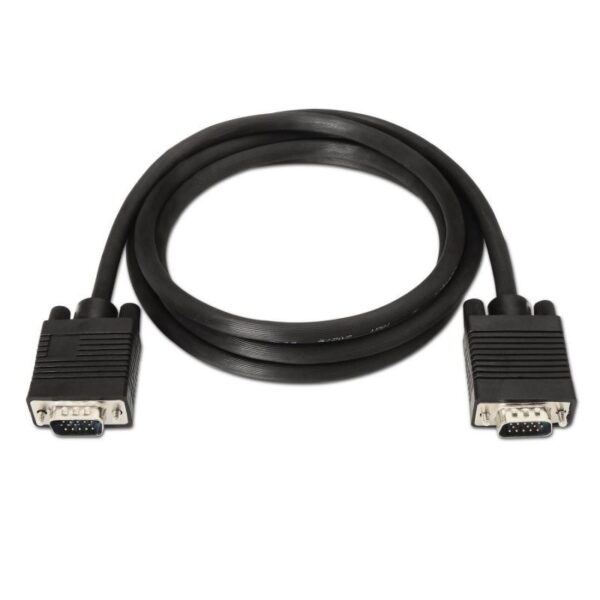 Cable SVGA Aisens A113-0069/ VGA Macho - VGA Macho/ Hasta 3W/ 10Mbps/ 3m/ Negro - Imagen 2