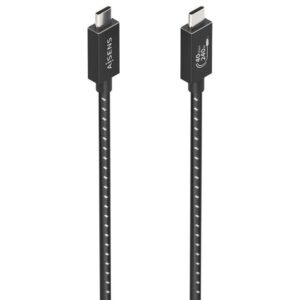 Cable USB 4.0 Tipo-C Aisens A156-0866/ USB Tipo-C Macho - USB Tipo-C Macho/ Hasta 240W/ 40Gbps/ 50cm/ Gris 8435739901533 A156-0866 AIS-CAB A156-0866