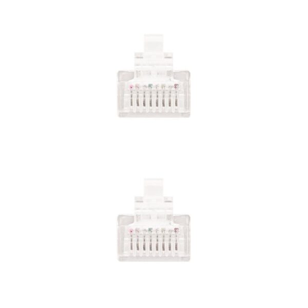 Cable de Red RJ45 UTP Nanocable 10.20.0101-W Cat.5e/ 1m/ Blanco - Imagen 3