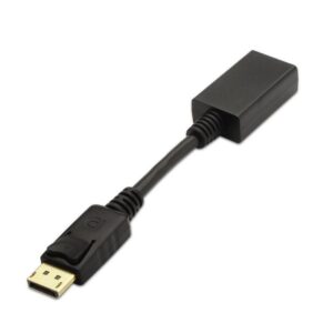 Conversor Aisens A125-0134/ DisplayPort Macho - HDMI Hembra/ 15cm/ Negro 8436574701333 A125-0134 AIS-ADP A125-0134