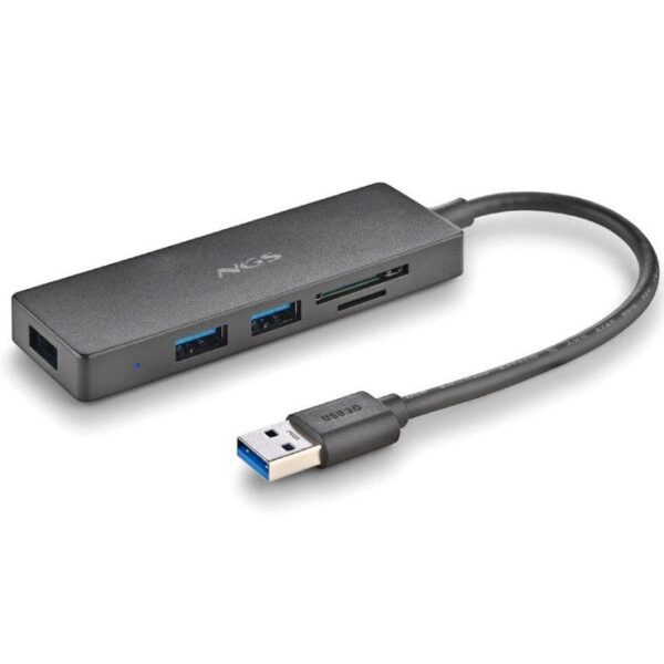 Hub USB NGS IHUB READER/ 3xUSB 3.0/ 1xLector de Tarjetas - Imagen 4