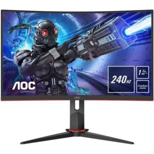 Monitor Gaming Curvo AOC C32G2ZE 31.5"/ Full HD/ 1ms/ 240Hz/ VA/ Negro 4038986117395 C32G2ZE/BK AOC-M C32G2ZE BK