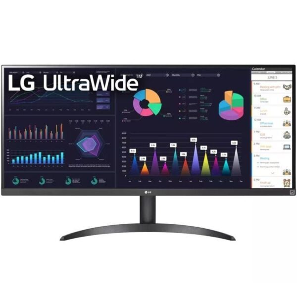 Monitor Profesional Ultrapanorámico LG 34WQ500-B 34"/ WFHD/ Negro 8806084213228 34WQ500-B LG-M 34WQ500-B