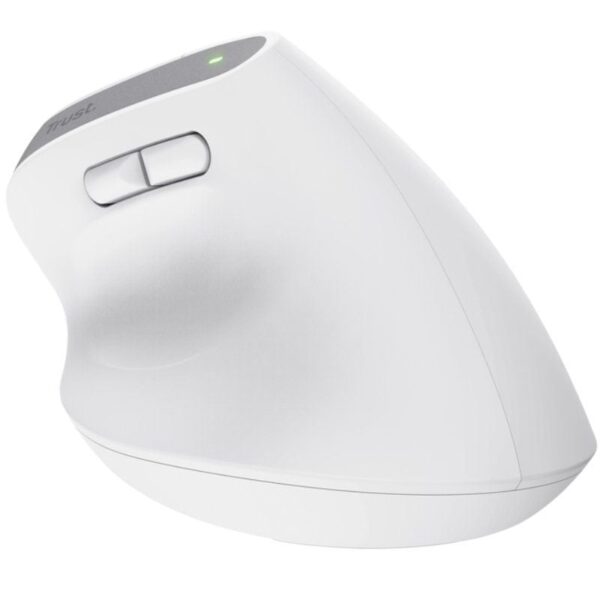 Ratón Ergonómico Inalámbrico por Bluetooth Trust Bayo+/ Batería Recargable/ Hasta 2400 DPI/ Blanco - Imagen 5