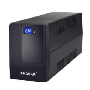 SAI Línea Interactiva Phasak 1000 VA LCD/ 1000VA/ 4 Salidas/ Formato Torre 5605922015023 PH 9410 PHK-SAI 1000 VA LCD