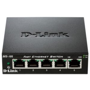 Switch D-Link DES-105 5 Puertos/ RJ-45 10/100 790069368189 DES-105 DLK-SWITCH DES-105