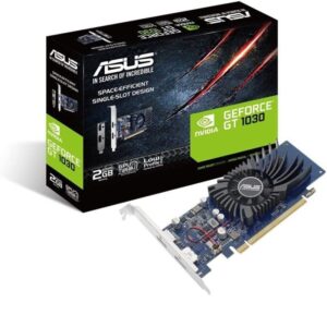 Tarjeta Gráfica Asus GeForce GT 1030/ 2GB GDDR5/ Compatible con Perfil Bajo 4712900910223 90YV0AT2-M0NA00 ASU-GF 90YV0AT2-M0NA00