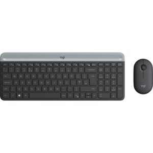 Teclado y Ratón Inalámbricos Logitech Slim Combo MK470 5099206086548 920-009198 LOG-TEC SET MK470