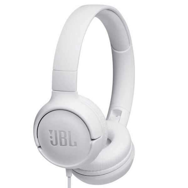 Auriculares JBL Tune 500/ con Micrófono/ Jack 3.5/ Blancos 6925281939938 JBLT500WHT JBL-AUR TUNE 500 WH