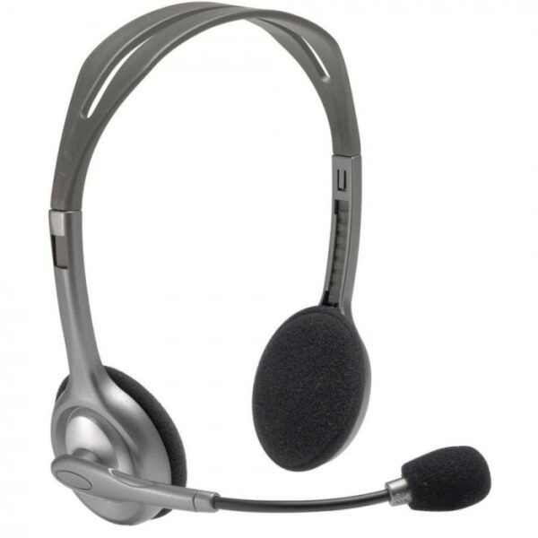 Auriculares Logitech H110/ con Micrófono/ Jack 3.5/ Plateados - Imagen 2