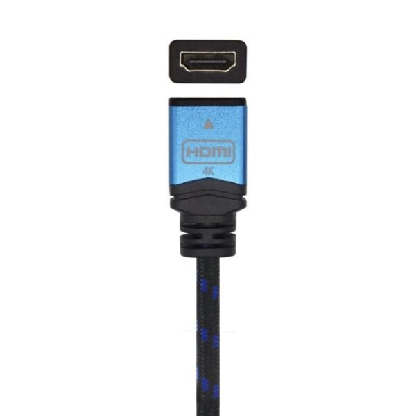 Cable Alargador HDMI Aisens A120-0454/ HDMI Macho - HDMI Hembra/ 3m/ Negro/ Azul - Imagen 2