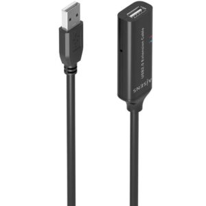 Cable Alargador USB 2.0 Aisens A101-0916/ USB Macho - USB Hembra/ 15m/ Negro 8435739902523 A101-0916 AIS-CAB A101-0916