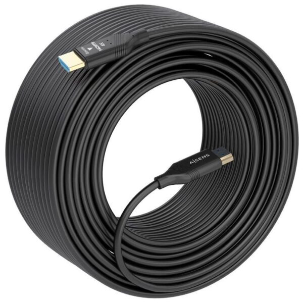 Cable HDMI 2.0 AOC 4K Aisens A148-0929/ HDMI Macho - HDMI Macho/ 15m/ Negro - Imagen 2