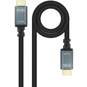 Cable HDMI 2.1 IRIS 8K Nanocable 10.15.8005/ HDMI Macho - HDMI Macho/ 5m/ Negro 8433281014121 10.15.8005 NAN-CAB 10 15 8005