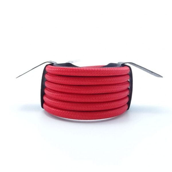 Cable USB 2.0 Xiaomi SJV4110GL/ USB Macho - USB Tipo-C Macho/ 1m/ Rojo y Negro - Imagen 3