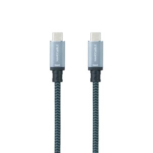 Cable USB 3.1 Tipo-C Nanocable 10.01.4101-COMB/ USB Tipo-C Macho - USB Tipo-C Macho/ Hasta 100W/ 20Gbps/ 1m/ Gris y Negro 8433281012509 10.01.4101-COMB NAN-CAB 10 01 4101-COMB