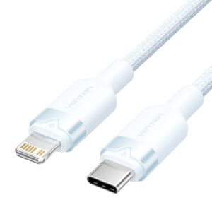 Cable USB Tipo-C Lightning Vention LALSH/ USB Tipo-C Macho - Lightning Macho/ 27W/ 480Mbps/ 2m/ Azul 6922794783614 LALSH VEN-CAB LALSH