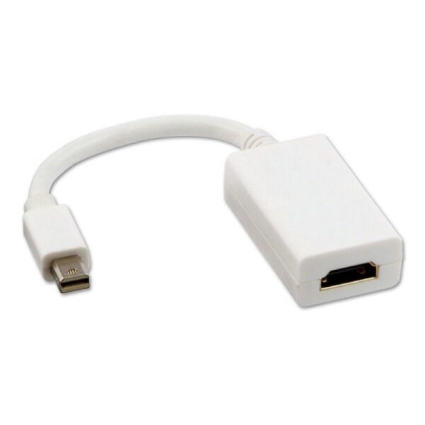 Conversor Nanocable 10.16.0102-W/ Mini DisplayPort Macho - HDMI Hembra/ 15cm/ Blanco 8433281005532 10.16.0102-W NAN-ADP 10.16.0102-W