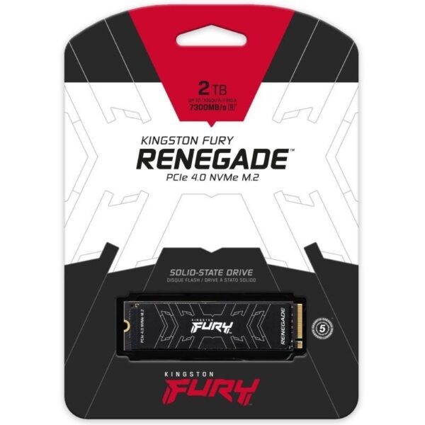 Disco SSD Kingston FURY Renegade 2TB/ M.2 2280 PCIe 4.0/ Con Difusor Térmico/ Full Capacity - Imagen 3