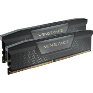 Memoria RAM Corsair Vengeance RGB 2 x 32GB/ DDR5/ 5200MH/ 1.25V/ CL40/ DIMM 840006661245 CMK64GX5M2B5200C40 COR-64GB CMK64GX5M2B5200C40