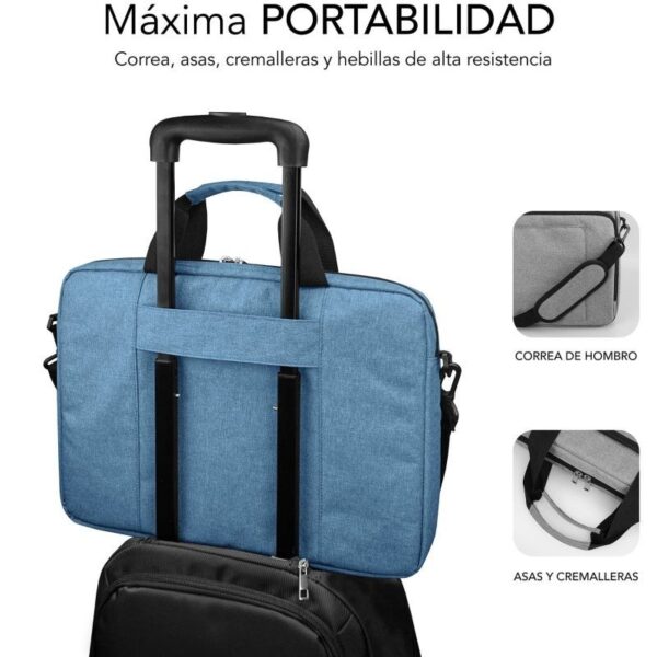 Mochila Subblim Air Padding Laptop Bag para Portátiles hasta 15.6"/ Azul - Imagen 3