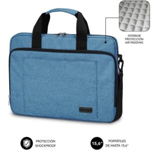 Mochila Subblim Air Padding Laptop Bag para Portátiles hasta 15.6"/ Azul 8436586743413 SUB-LB-4APLB11 SUB-MOCHI LB-4APLB11