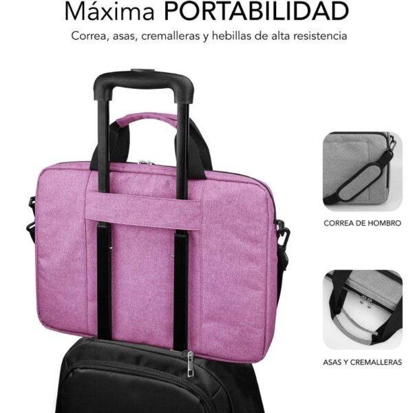 Mochila Subblim Air Padding Laptop Bag para Portátiles hasta 15.6"/ Rosa - Imagen 2