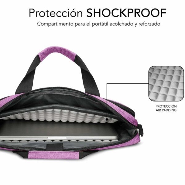 Mochila Subblim Air Padding Laptop Bag para Portátiles hasta 15.6"/ Rosa - Imagen 3