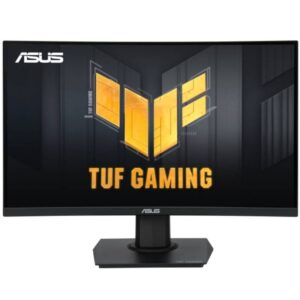 Monitor Gaming Curvo Asus TUF Gaming VG24VQER 23.6"/ Full HD/ 1ms/ 180Hz/ VA/ Negro 4711387530047 90LM0AF0-B01170 ASU-M VG24VQER