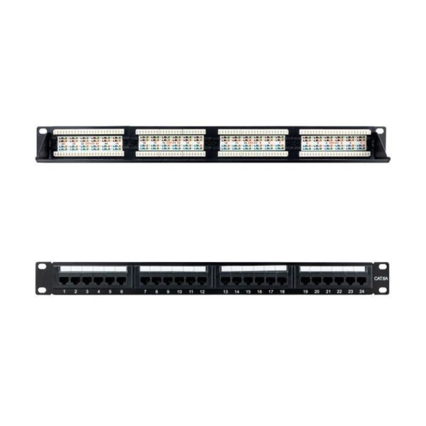 Patch Panel Nanocable 10.21.4124/ 24 Puertos/ Cat.6a/ Altura 1U 8433281012059 10.21.4124 NAN-PATCH 10 21 4124