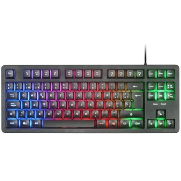 Teclado Gaming SemiMecánico Mars Gaming MK023 8435693104605 MK023ES TAC-TEC MK023 BK