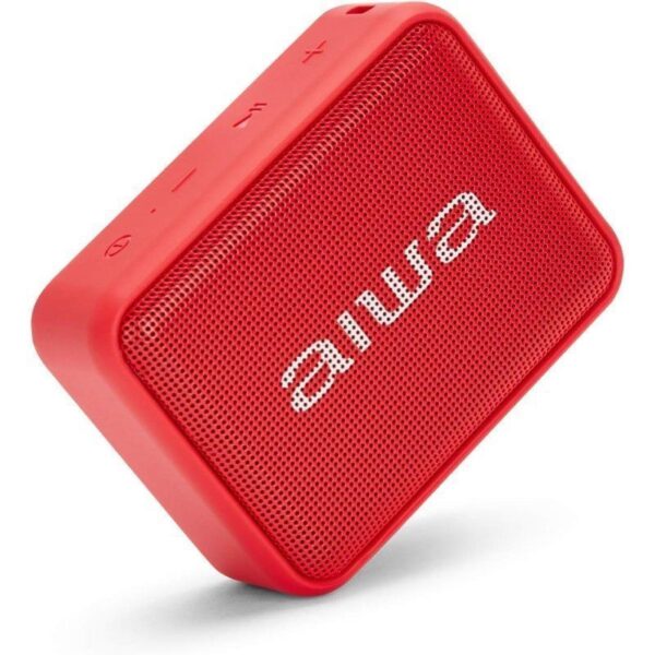 Altavoz con Bluetooth Aiwa BS-200RD/ 6W/ 1.0/ Rojo - Imagen 2