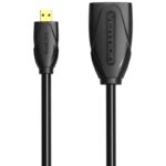 Cable Alargador Micro HDMI 4K Vention ABBBF/ Micro HDMI Macho - HDMI Hembra/ 1m/ Negro 6922794721760 ABBBF VEN-CAB ABBBF