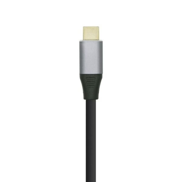 Cable Conversor Aisens A109-0392/ USB Tipo-C Macho - HDMI Macho/ Hasta 27W/ 1250Mbps/ 80cm/ Negro - Imagen 3