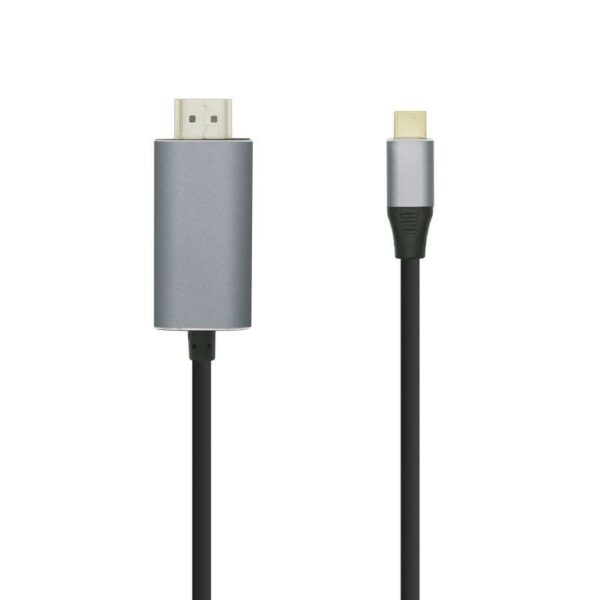 Cable Conversor Aisens A109-0392/ USB Tipo-C Macho - HDMI Macho/ Hasta 27W/ 1250Mbps/ 80cm/ Negro 8436574704310 A109-0392 AIS-CAB A109-0392