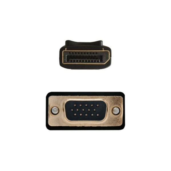 Cable Conversor Aisens A125-0365/ DisplayPort Macho - VGA Macho/ Hasta 5W/ 2300Mbps/ 2m/ Negro - Imagen 2