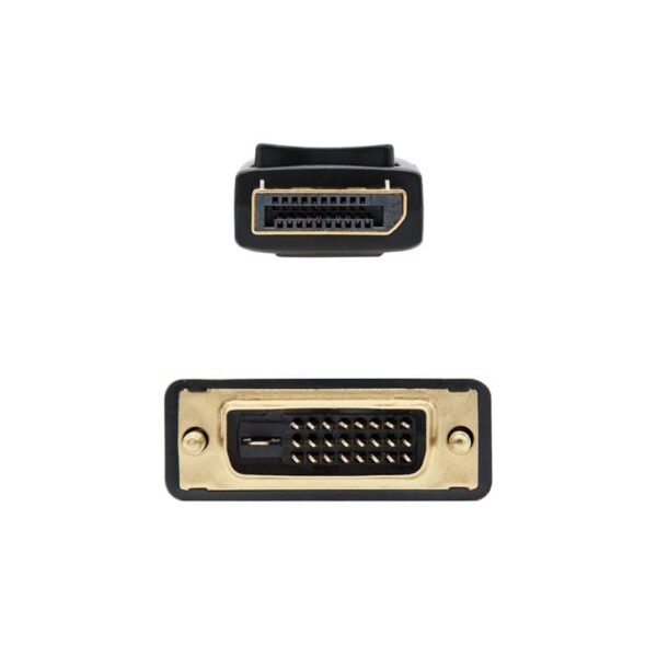 Cable Conversor Nanocable 10.15.4502/ DisplayPort Macho - DVI Macho/ 2m/ Negro - Imagen 2