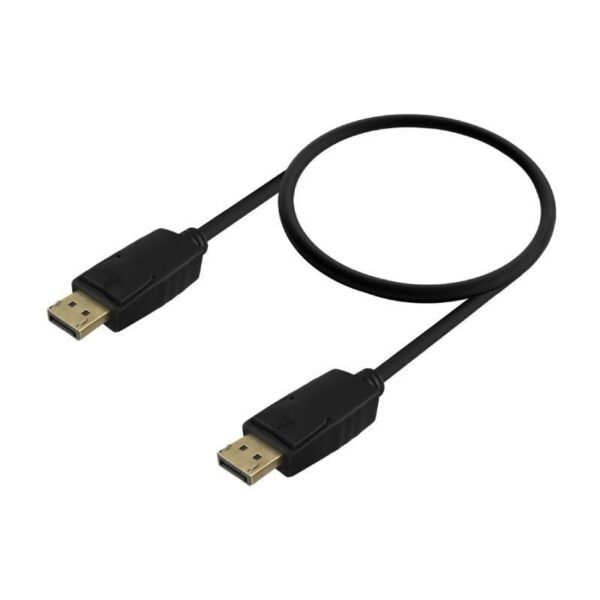 Cable DisplayPort 1.2 CCS 4K Aisens A124-0739/ DisplayPort Macho - DisplayPort Macho/ Hasta 5W/ 2300Mbps/ 1.5m/ Negro - Imagen 2