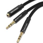 Cable Estéreo Vention BBLBF/ 2x Jack 3.5 Macho - Jack 3.5 Hembra/ 1m/ Negro 6922794734494 BBLBF VEN-CAB BBLBF