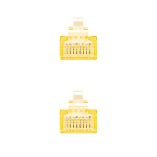 Cable de Red RJ45 AWG24 UTP Nanocable 10.20.0401-Y Cat.6/ 1m/ Amarillo - Imagen 3