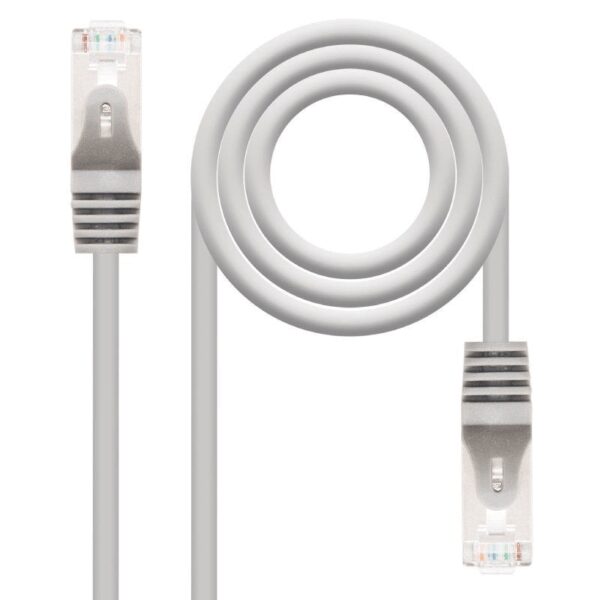 Cable de Red RJ45 FTP Nanocable 10.20.0801/ Cat.6/ 1m/ Gris - Imagen 2