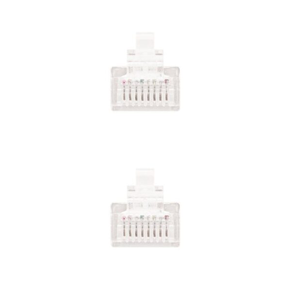 Cable de Red RJ45 UTP Nanocable 10.20.0400-L25-W Cat.6/ 25cm/ Blanco - Imagen 3