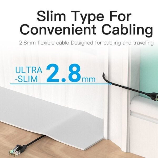 Cable de Red RJ45 UTP Vention IBIBH Cat.6A/ 2m/ Negro - Imagen 4